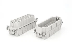 Lieljaudas augsta blīvuma ieliktņu savienotājs